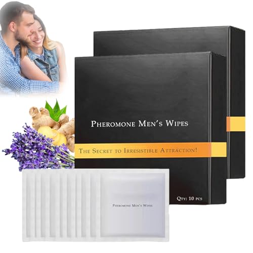 LusterScent Pheromones-Tücher Für Herren, LusterScent Pheromones-Tücher, Pheromones-Tücher Für Herren, Pheromones Attraction-Tücher Für Ihn (2 Karton) von BIUBIULOVE