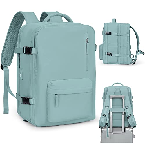 BJLFS Groß Handgepäck Rucksack 40x20x25 Ryanair Reiserucksack Damen Handgepäck flugzeug Easyjet Handgepäck 45x36x20 Rucksack Damen mit Laptopfach Wasserdichter Tagesrucksack mit Schuhfach von BJLFS