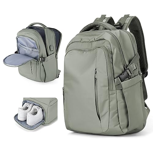 BJLFS Groß Handgepäck Rucksack 40x20x25 Ryanair Reiserucksack Damen Handgepäck flugzeug Easyjet Handgepäck 45x36x20 Rucksack Damen mit Laptopfach Wasserdichter Tagesrucksack mit Schuhfach von BJLFS