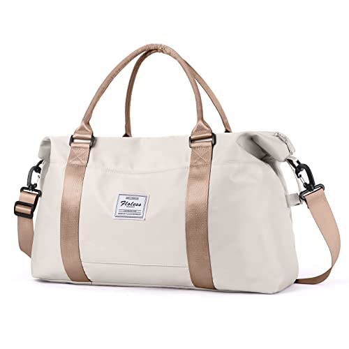 Reisetasche Damen,Groß Handgepäck Kabinentasche Ryanair, Weekender Bag Travel Bag Duffle Bag Leichte wasserdichte Sporttasche Handgepäcktasche für Herren Wochenendtraining von BJLFS