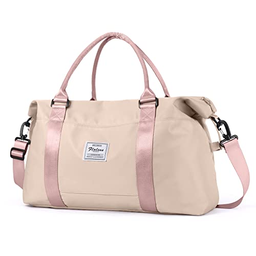 Reisetasche Damen,Groß Handgepäck Kabinentasche Ryanair, Weekender Bag Travel Bag Duffle Bag Leichte wasserdichte Sporttasche Handgepäcktasche für Herren Wochenendtraining von BJLFS