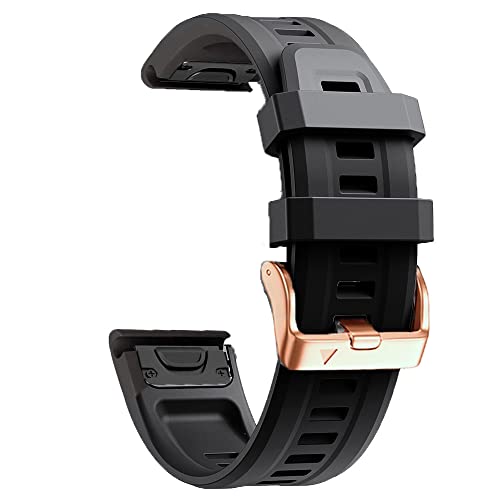 BKUANE 20 mm Uhrenarmband für Garmin Fenix 7S 5S / 5S Plus / 6S / 6SPro MK2S Silikon Schnellverschluss Uhrenarmband Easyfit Armband, For Fenix 6S, Achat von BKUANE