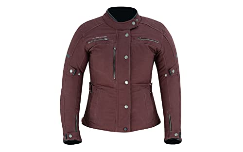 BLACKWILD Urban Style Motorradjacke Damen | Streetstyle Motorradjacke | Textiljacke Damen mit CE Schulter Ellenbogen, Weiten und Armverstellung von BLACKWILD The Rider's Skin