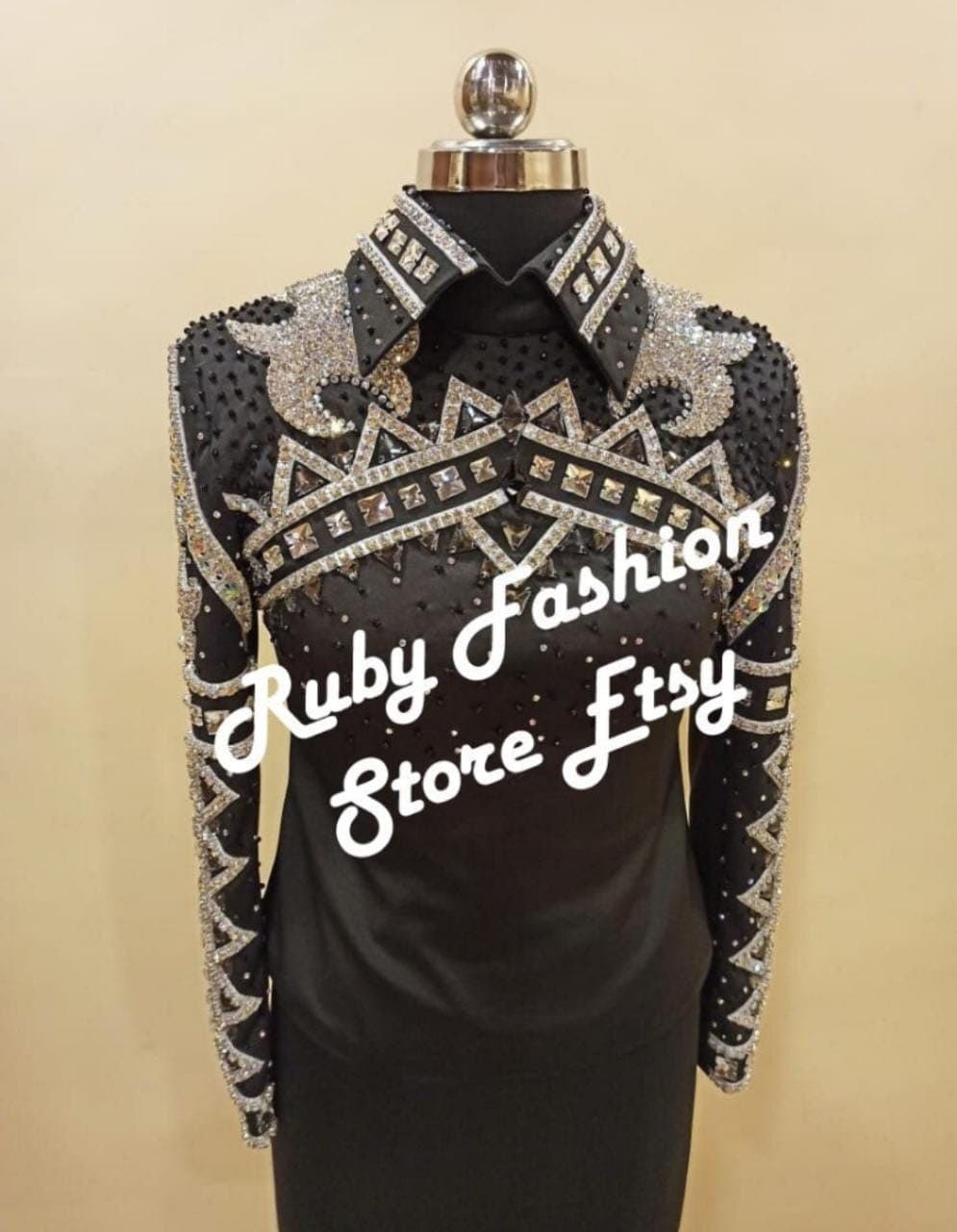 Western Custom Rodeo Queen Horsemanship Frauen Schiene Zeigen Jacke von BLANKETSHUB