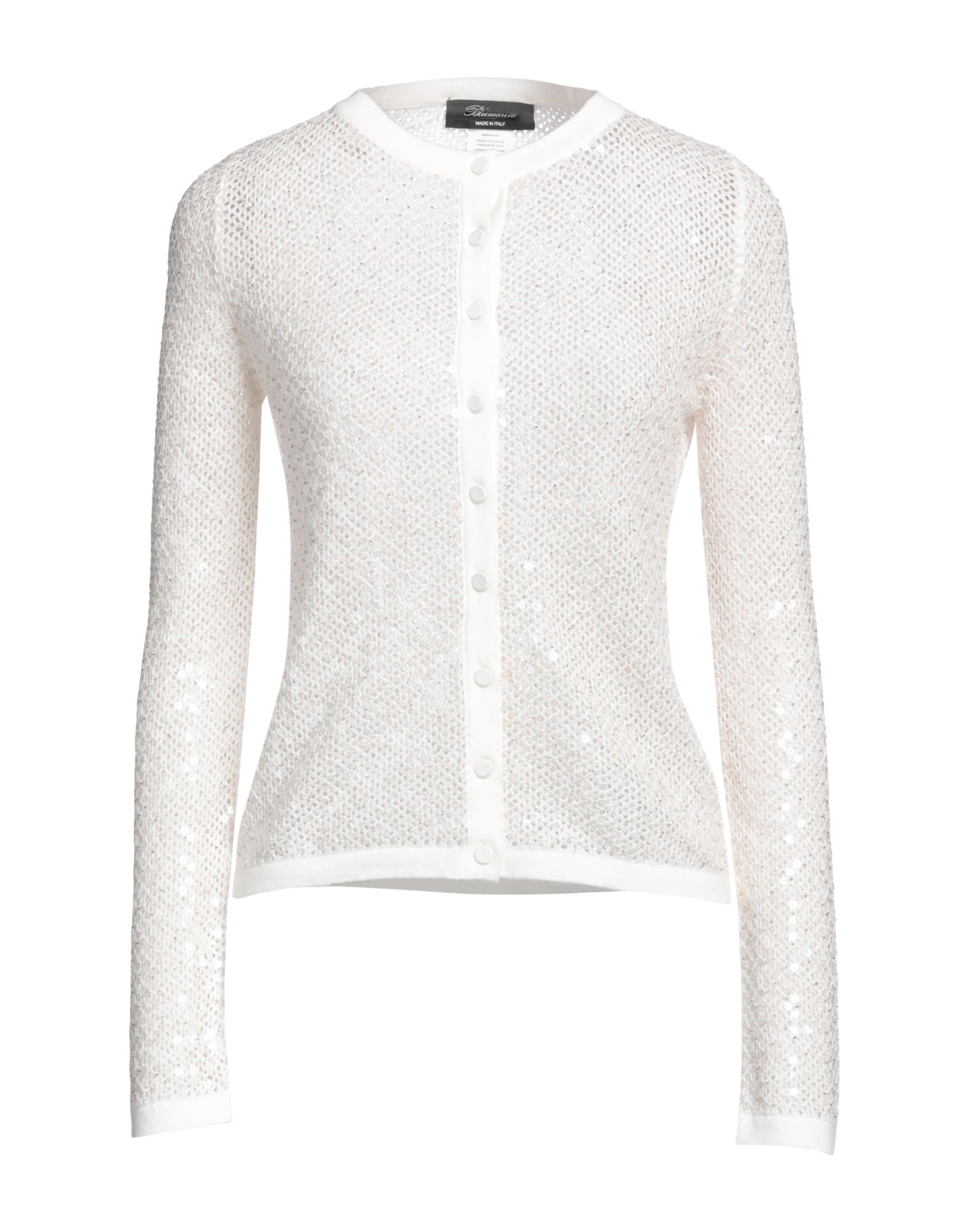 BLUMARINE Strickjacke Damen Weiß von BLUMARINE