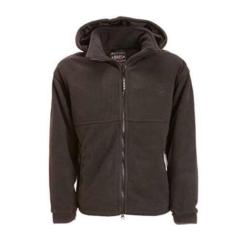 BMS Fleece Windsmoother Kapuzen-Jacke, Schwarz, Größe 2XL BMS Fleece Windsmoother Kapuzen-Jacke, Schwarz, Größe 2XL von BMS