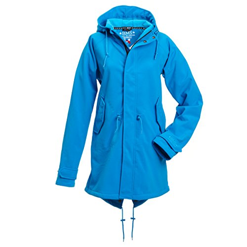 BMS HafenCity Coat SoftShell - Damenkurzmantel - türkis - 50 von BMS