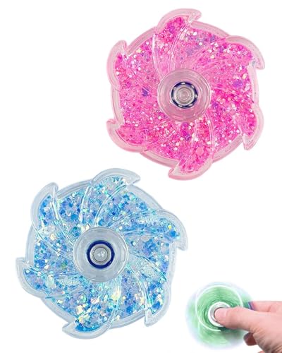 BNREOZA 2 Stück Glitzer Treibsand Spinner, Glitzer Treibsand Spielzeug, Treibsand Gyroskop, Kinder Lernspielzeug, Stress Angst ADHD Relief Ostergeschenke für Kinder und Erwachsene BNREOZA 2 Stück Glitzer Treibsand Spinner, Glitzer Treibsand Spielzeug, Treibsand Gyroskop, Kinder Lernspielzeug, Stress Angst ADHD Relief Ostergeschenke für Kinder und Erwachsene von BNREOZA