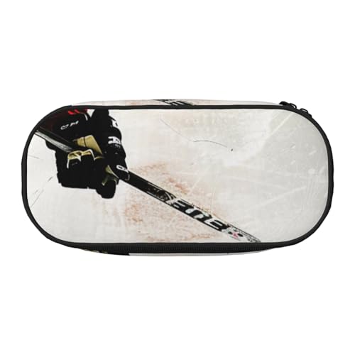 BNVSADC Federmäppchen mit Eishockey-Kunstdruck, Doppelreißverschluss, Stifteetui, Tasche, Halter, Büro, Schule, Organizer, Schreibwarentasche für Studenten, Teenager, Jungen, Mädchen, Erwachsene, BNVSADC Federmäppchen mit Eishockey-Kunstdruck, Doppelreißverschluss, Stifteetui, Tasche, Halter, Büro, Schule, Organizer, Schreibwarentasche für Studenten, Teenager, Jungen, Mädchen, Erwachsene, von BNVSADC
