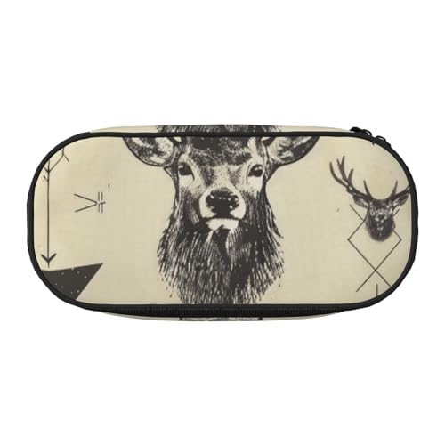 BNVSADC Federmäppchen mit mexikanischem Otomi-Tiermotiv, mit doppeltem Reißverschluss, Stifteetui, Tasche, Halter, Büro, Schule, Organizer, Schreibwarentasche für Studenten, Teenager, Jungen, Mädchen BNVSADC Federmäppchen mit mexikanischem Otomi-Tiermotiv, mit doppeltem Reißverschluss, Stifteetui, Tasche, Halter, Büro, Schule, Organizer, Schreibwarentasche für Studenten, Teenager, Jungen, Mädchen von BNVSADC