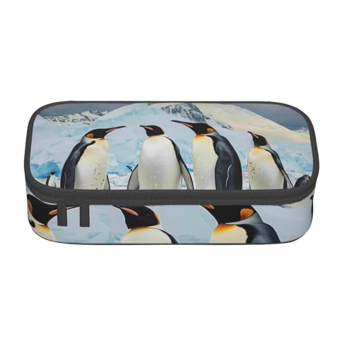 BNVSADC Rechteckiges Federmäppchen mit Mandala-Kunstdruck, niedliches Federmäppchen, Stifteetui, Büro, Schule, Schreibwaren, Organizer für Schule, Reisen, Arbeit, Pinguine auf dem Eisberg BNVSADC Rechteckiges Federmäppchen mit Mandala-Kunstdruck, niedliches Federmäppchen, Stifteetui, Büro, Schule, Schreibwaren, Organizer für Schule, Reisen, Arbeit, Pinguine auf dem Eisberg von BNVSADC
