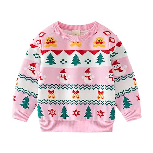 BOBORA Kinderkleidung Langarm Strickpullover Sweater Top Baby Weihnachtspullover Warm Herbst Winter Kleidung für Jungen Mädchen, 2-9 Jahre BOBORA Kinderkleidung Langarm Strickpullover Sweater Top Baby Weihnachtspullover Warm Herbst Winter Kleidung für Jungen Mädchen, 2-9 Jahre von BOBORA