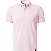 BOGGI MILANO Herren Polo-Shirt rosa Baumwoll-Piqué von BOGGI MILANO