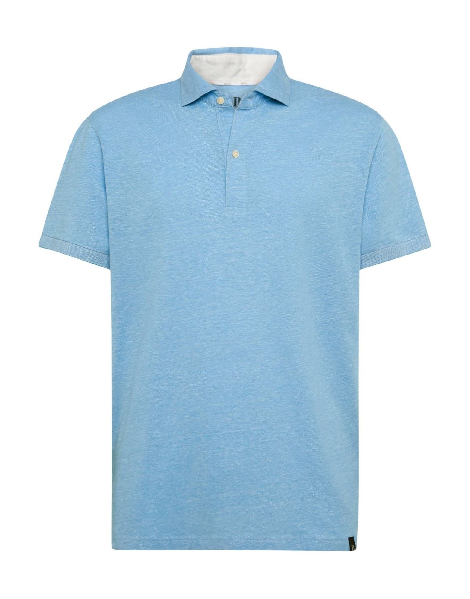 BOGGI MILANO Poloshirt Herren Azurblau von BOGGI MILANO