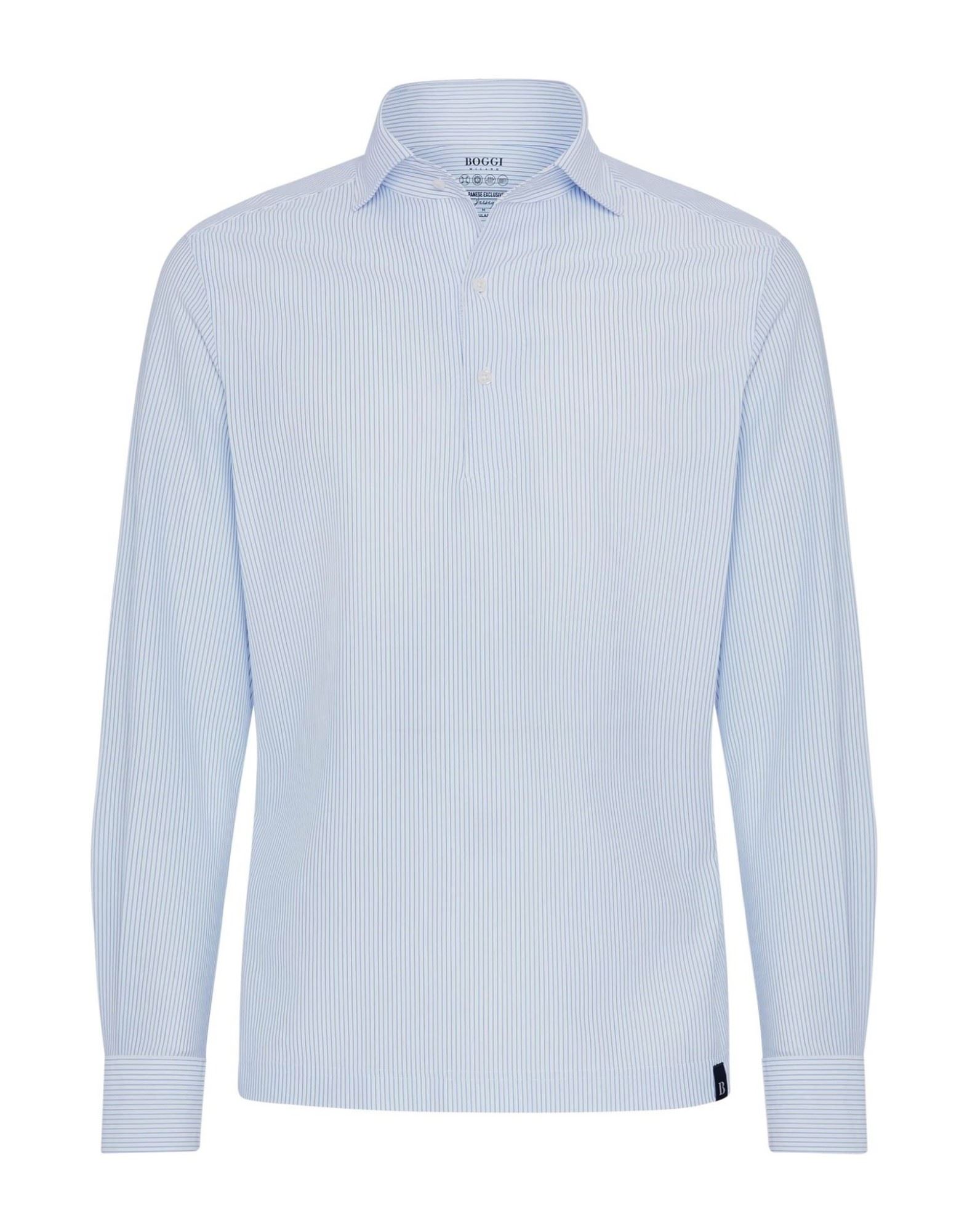 BOGGI MILANO Poloshirt Herren Azurblau von BOGGI MILANO