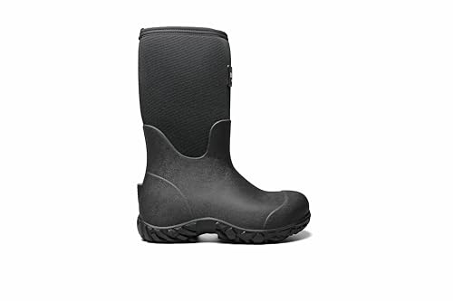 BOGS Workman Arbeitsstiefel für Herren, wasserdicht, isoliert, mit Zehenkappe aus Verbundmaterial, Schwarz (schwarz), 43 EU von BOGS