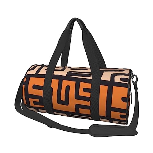 Runde Turnbeutel, große Kapazität Reise Duffle Bag, Durable Ethnic Bohemian Muster Runde Reise Sport Taschen, Ethnisches Bohemian-Muster, Einheitsgröße von BONDIJ