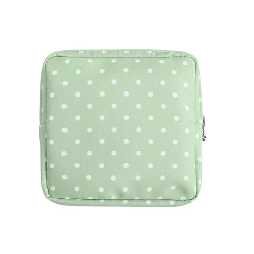 Kosmetiktasche Frauen Tragbare Sanitärpolster Aufbewahrungstasche Servietten Kosmetiktaschen Organizer Ladies Make -Up -Tasche Mädchen Hygienepolstertasche-B-8 (13X13X3Cm) von BOQUN