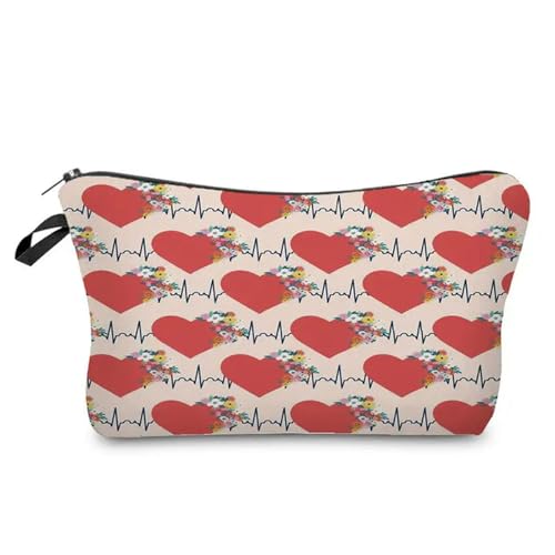 Makeup Tasche Cartoon Krankenschwester Doktor Frauen Kosmetikbeutel Lippenstift Organizer Fälle Fashion Telefon Geldbeutel Reißverschluss Clutch Make -Up -Reisetasche-22 von BOQUN