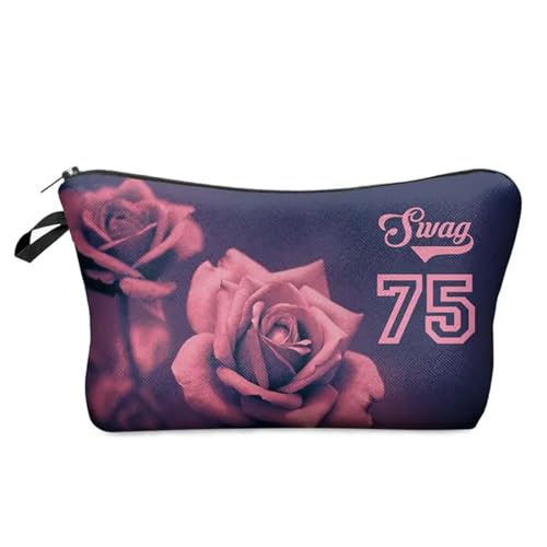 Makeup Tasche Druckgedruckte Make -Up -Werkzeugtasche Frauen Reisen Mode Aufbewahrung Kosmetische Taschen Langlebiger Toilettenbeutel Bleistiftetasche Für Mädchen-16 von BOQUN