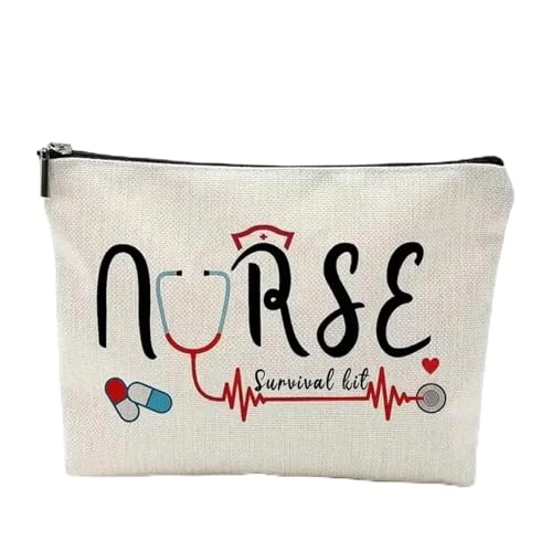 Makeup Tasche Frauen Kosmetikbeutel Reisenbeutel Krankenschwester Doktor Praktizierter Überlebenskit Tasche Kosmetische Tasche Reisebühne-F von BOQUN