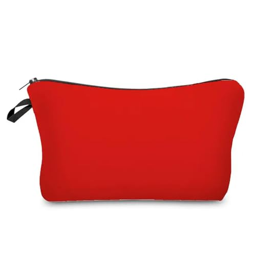 Makeup Tasche Kosmetische Taschen Feste Farbe Frauen Tasche Zum Drucken Von Toilettenbeutel Wasserdichtem Make -Up -Beutel Tragbarer Organisator Aufbewahrungsbeutel-3 von BOQUN