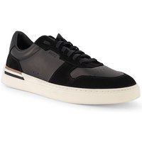 BOSS Black Herren Sneaker weiß Glattleder von BOSS Black