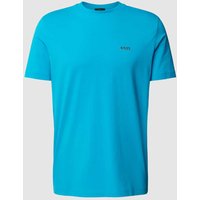 BOSS Green T-Shirt mit Label-Detail in Tuerkis, Größe M von BOSS Green