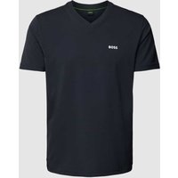 BOSS Green T-Shirt mit V-Ausschnitt in Marine, Größe XXL von BOSS Green