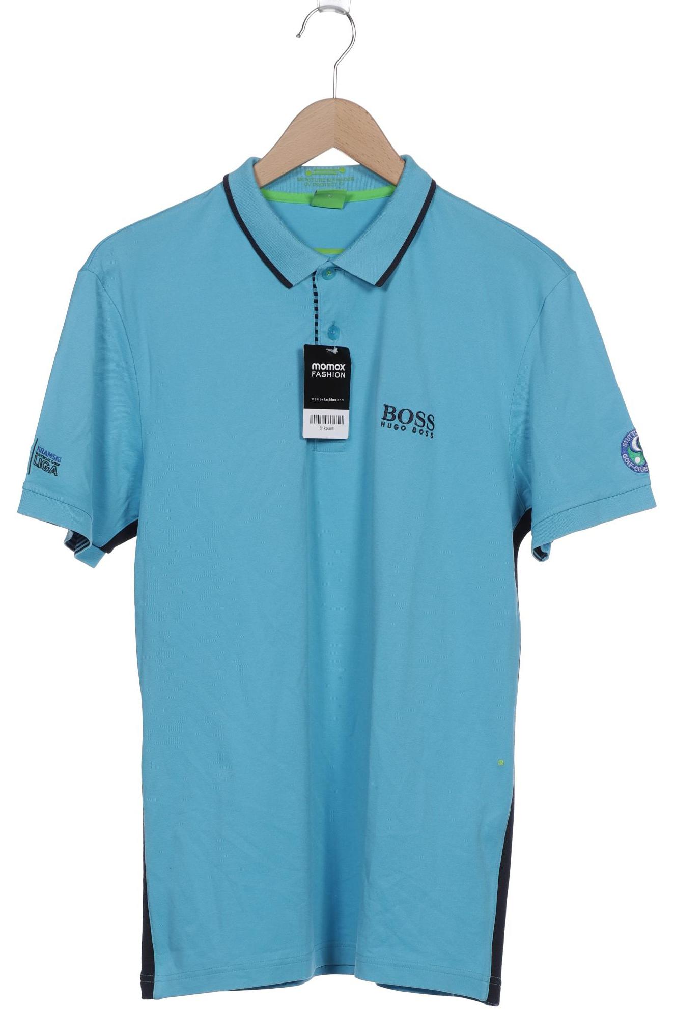 Boss Green Herren Poloshirt, blau, Gr. 48 von BOSS Green