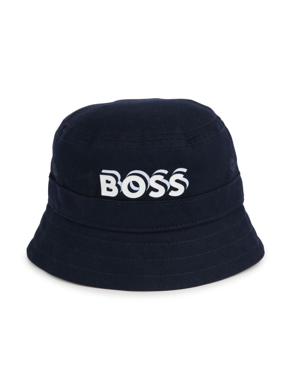 BOSS Kidswear Fischerhut mit Logo-Print - Blau von BOSS Kidswear