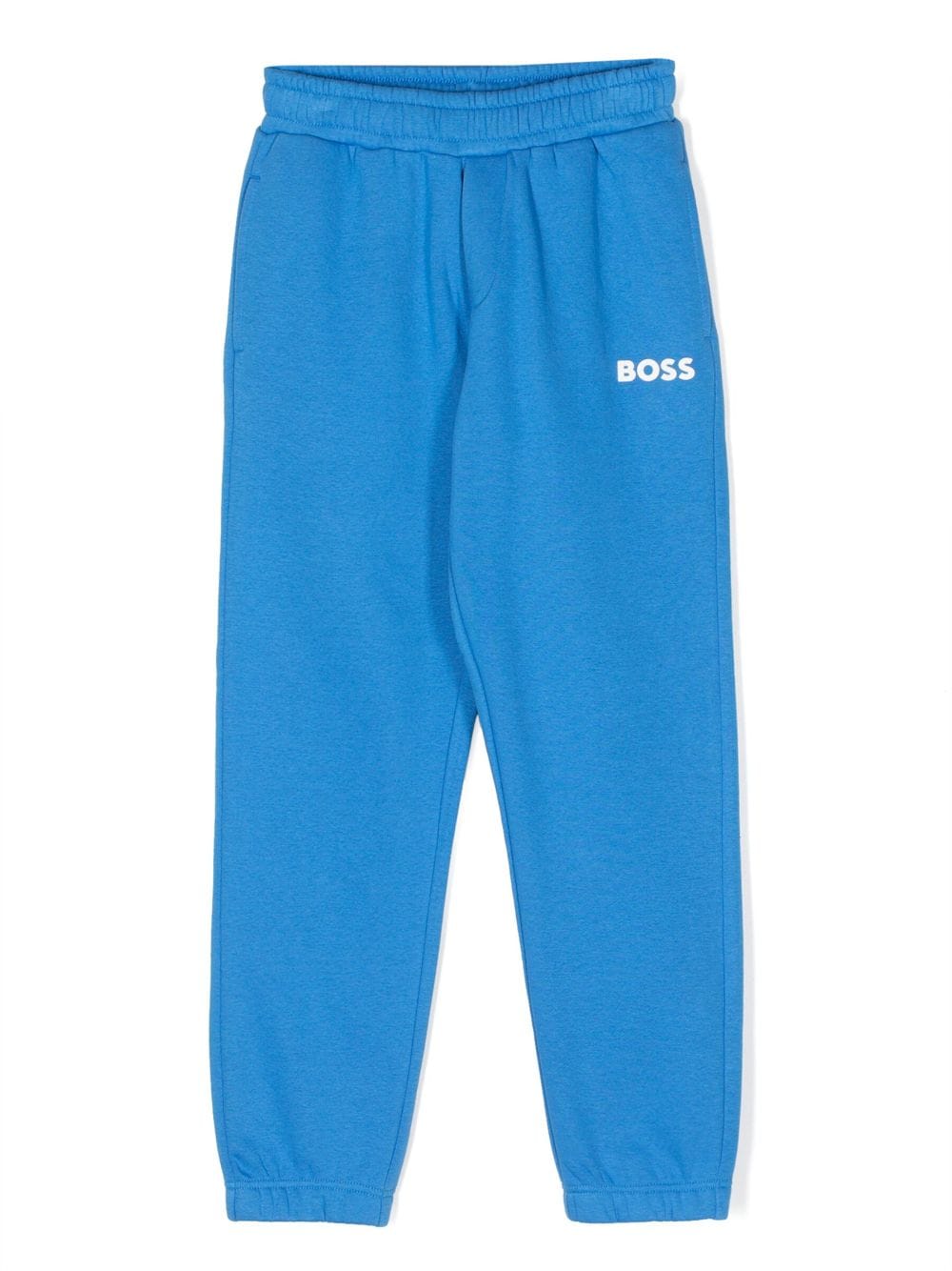 BOSS Kidswear Jogginghose mit Logo-Prägung - Blau von BOSS Kidswear