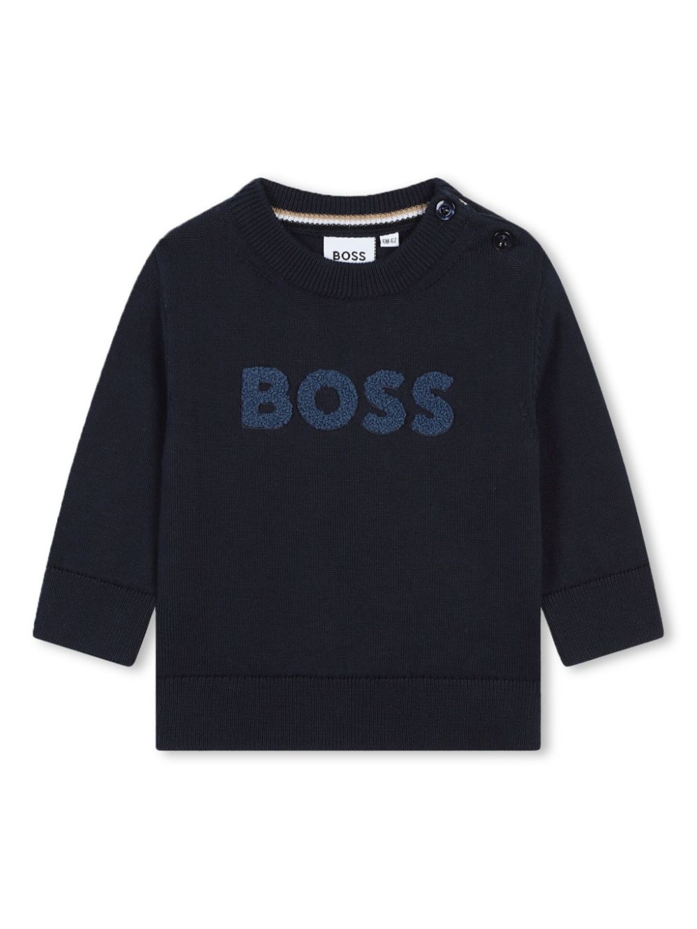 BOSS Kidswear Pullover mit Logo - Blau von BOSS Kidswear