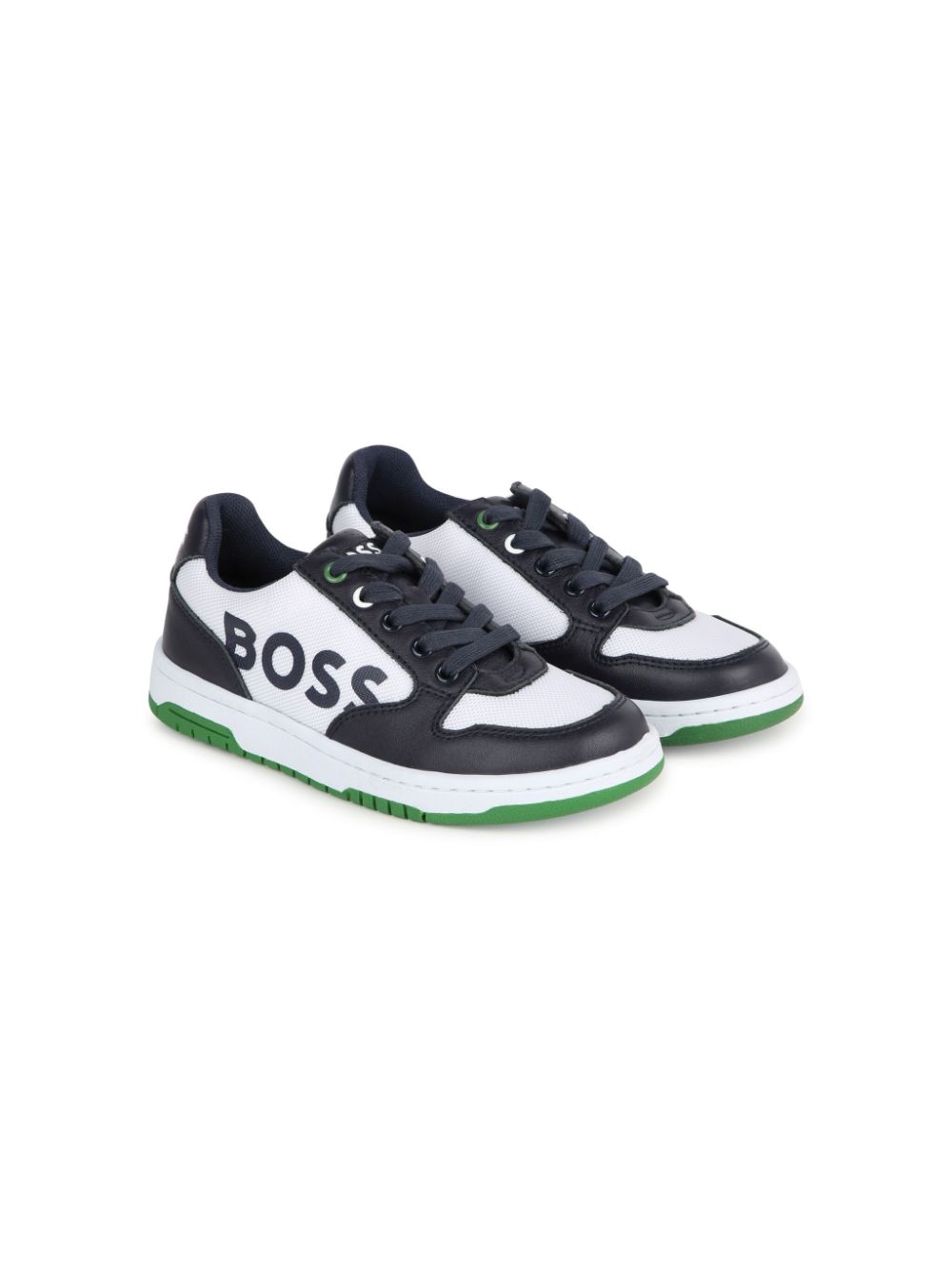 BOSS Kidswear Sneakers mit Logo-Print - Blau von BOSS Kidswear