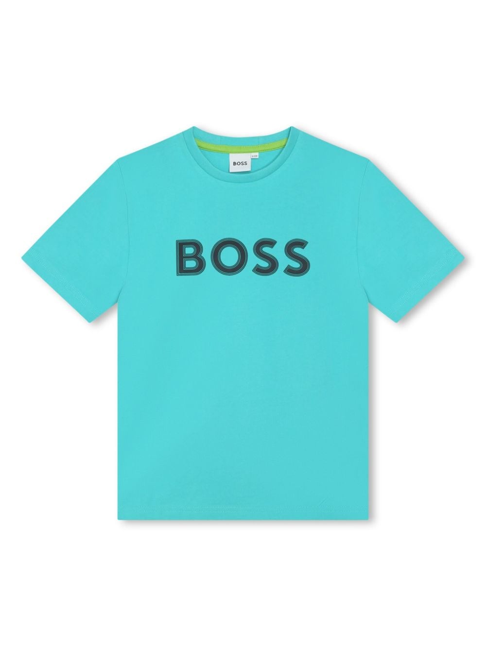 BOSS Kidswear T-Shirt mit Logo-Print - Blau von BOSS Kidswear