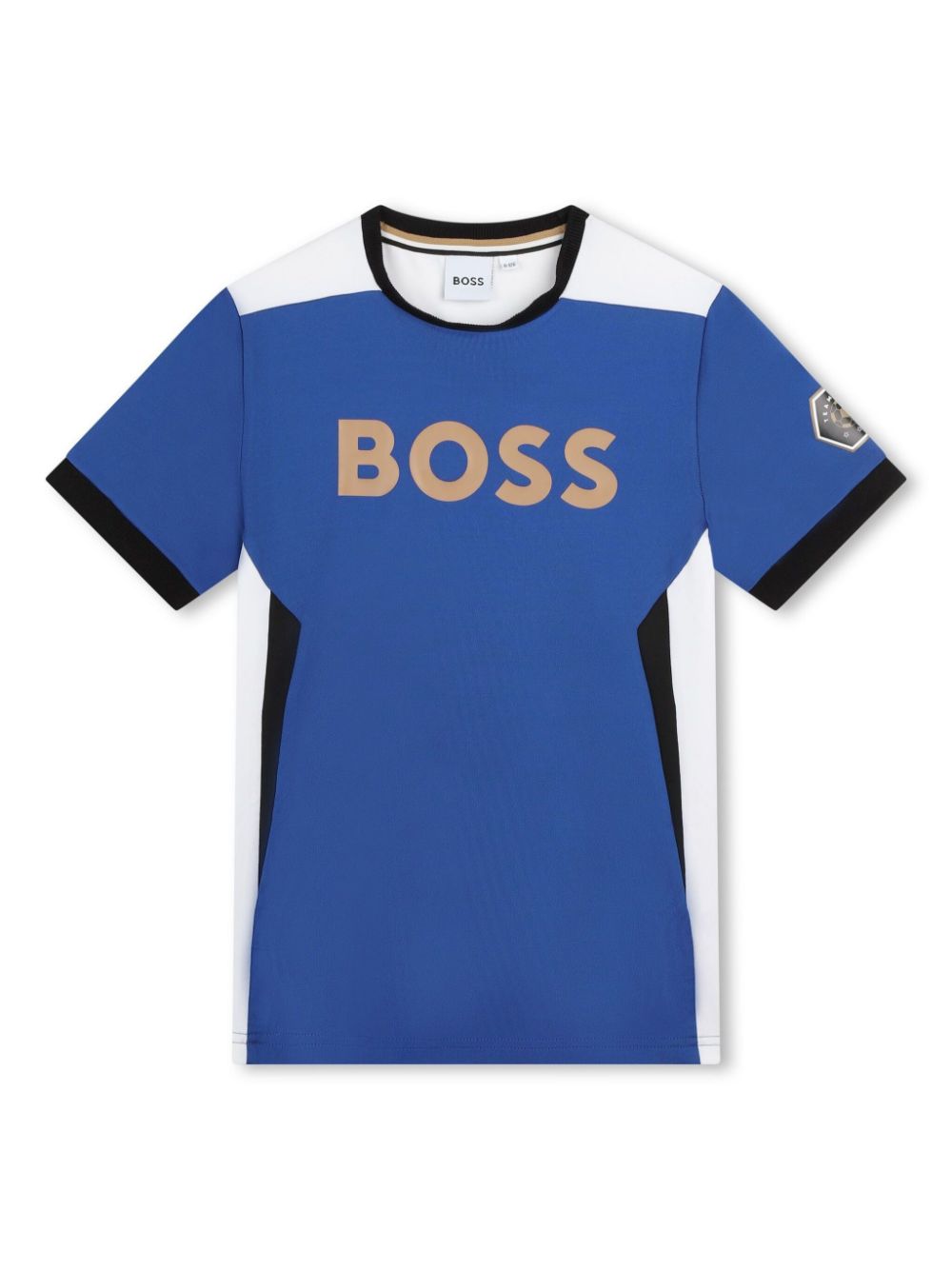 BOSS Kidswear T-Shirt mit Logo-Print - Blau von BOSS Kidswear