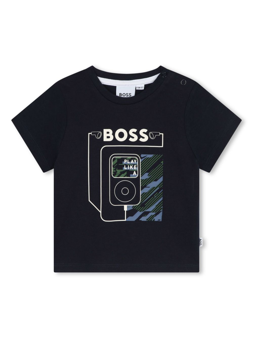 BOSS Kidswear T-Shirt mit grafischem Print - Blau von BOSS Kidswear