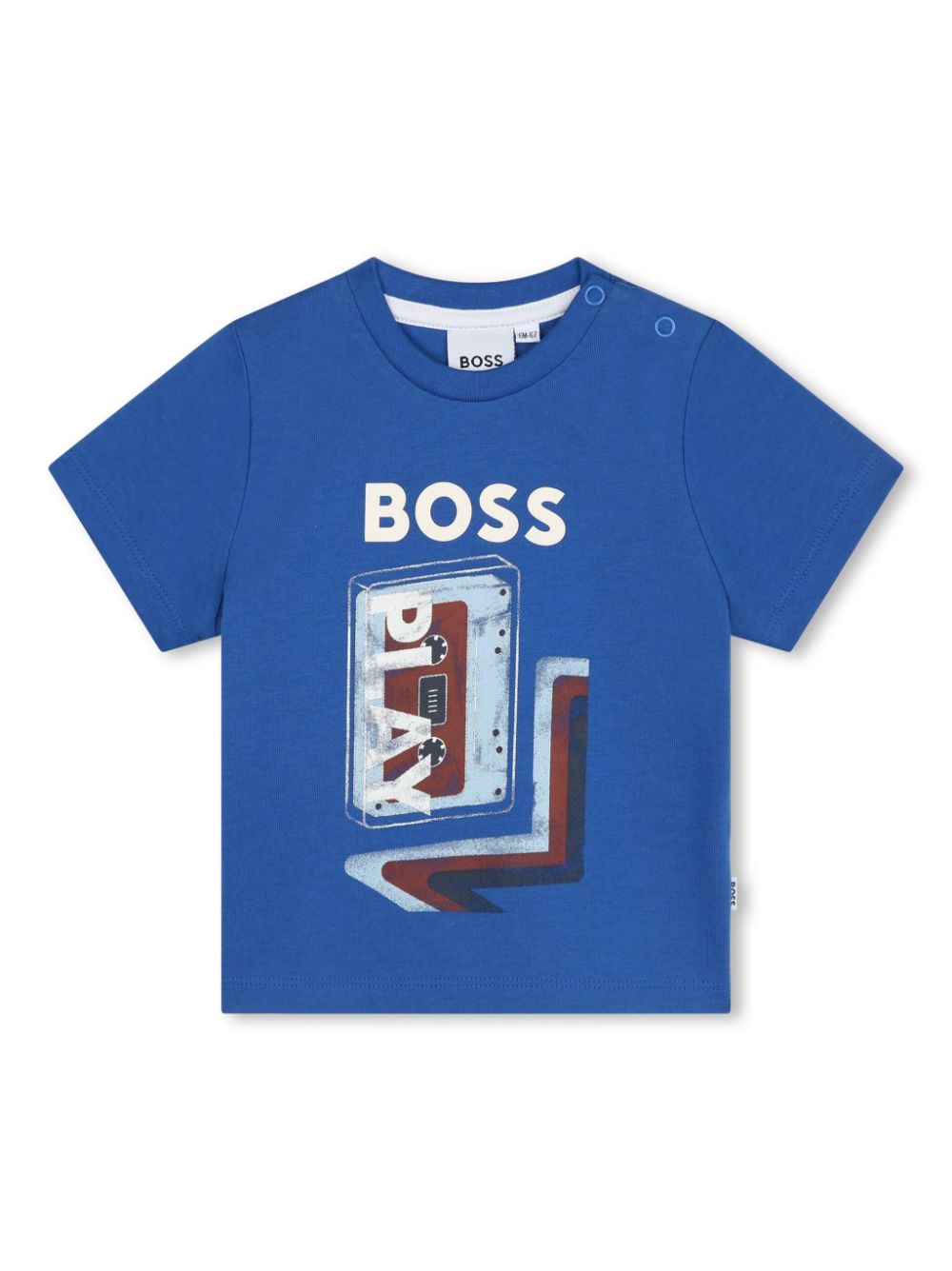 BOSS Kidswear T-Shirt mit grafischem Print - Blau von BOSS Kidswear