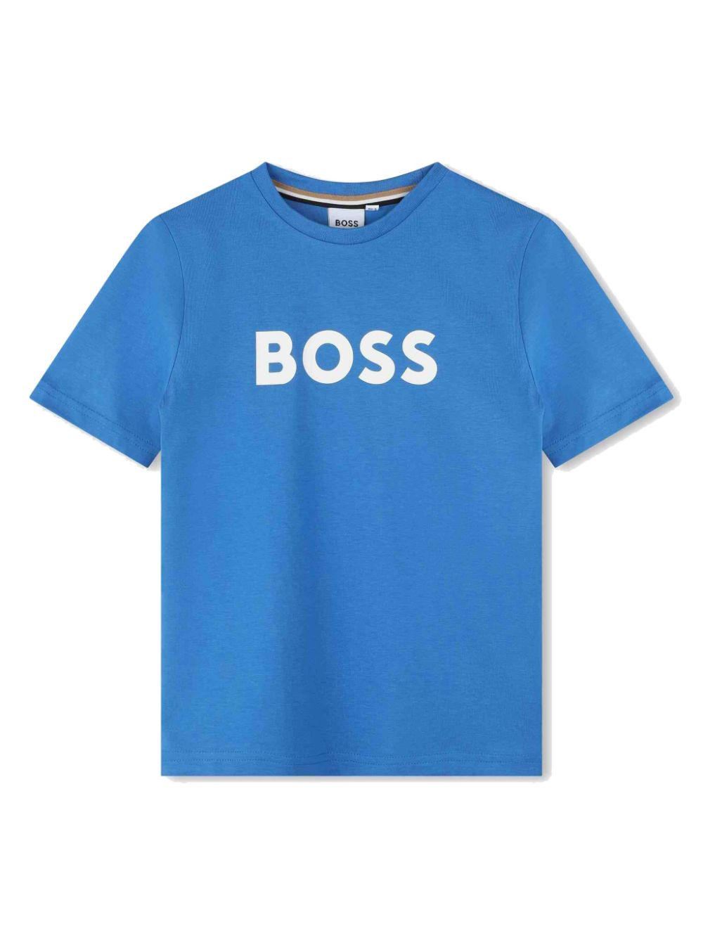 BOSS Kidswear T-Shirt mit Logo-Print - Blau von BOSS Kidswear