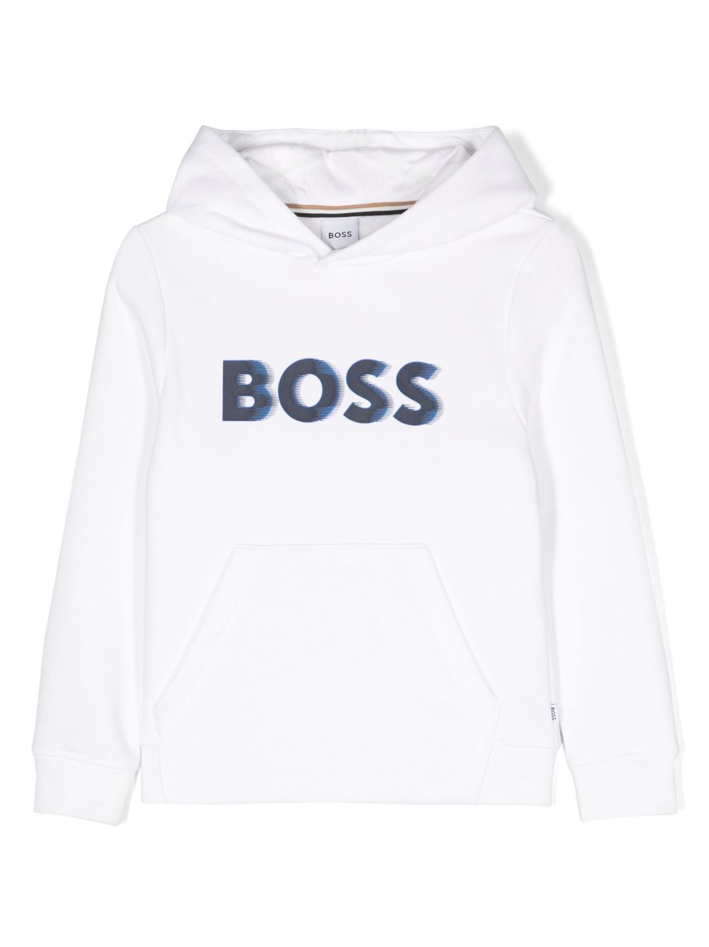 BOSS Kidswear Hoodie mit Logo-Print - Weiß von BOSS Kidswear