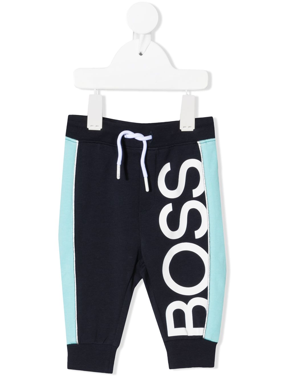 BOSS Kidswear Sporthose mit Logo-Print - Blau von BOSS Kidswear