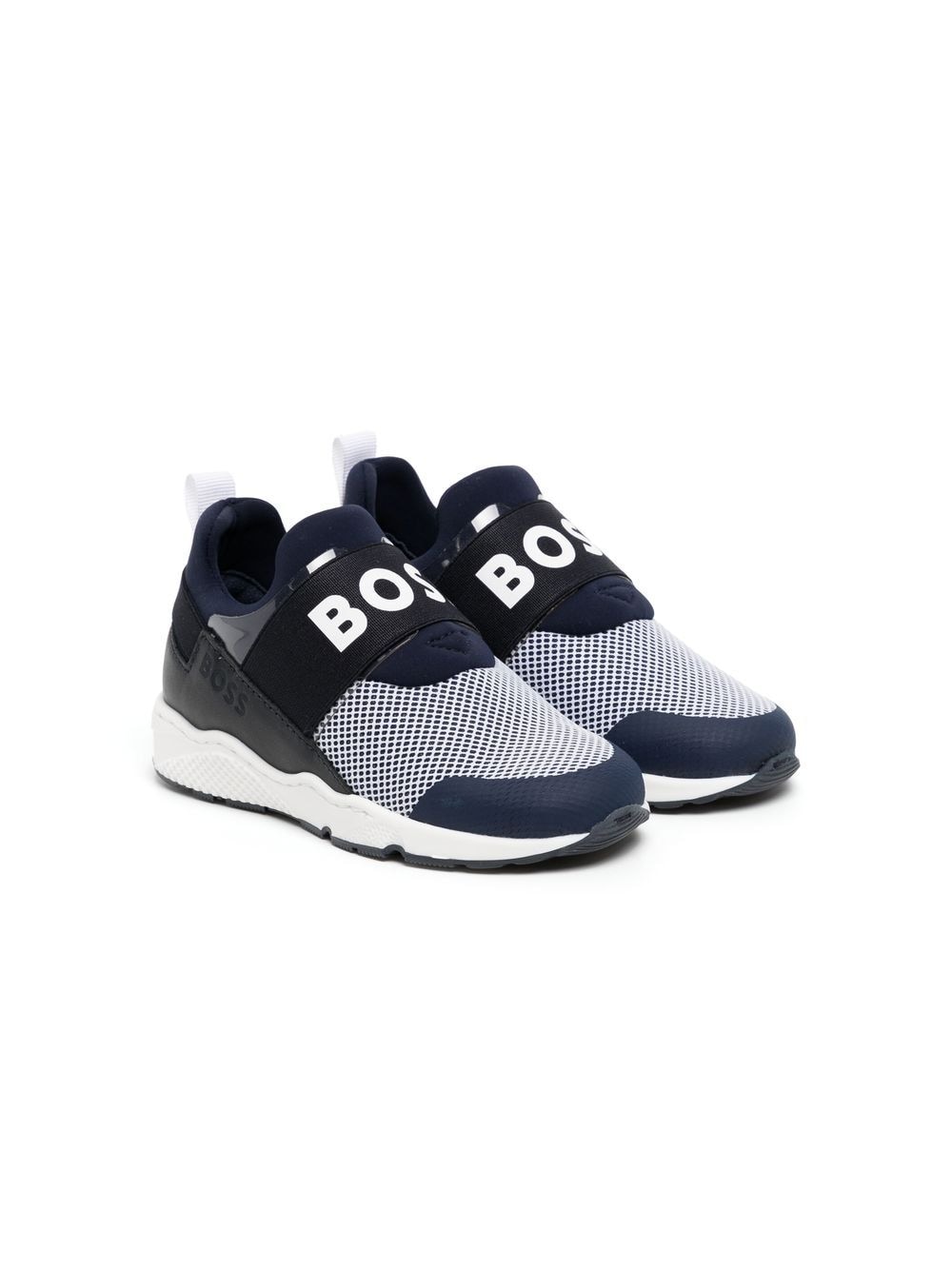 BOSS Kidswear Sneakers mit Logo-Riemen - Blau von BOSS Kidswear