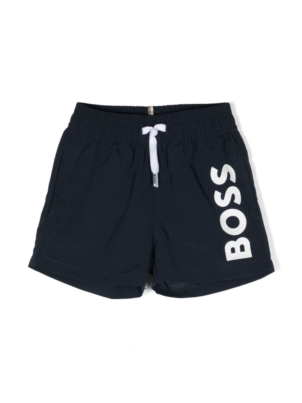 BOSS Kidswear Badeshorts mit Logo-Print - Blau von BOSS Kidswear