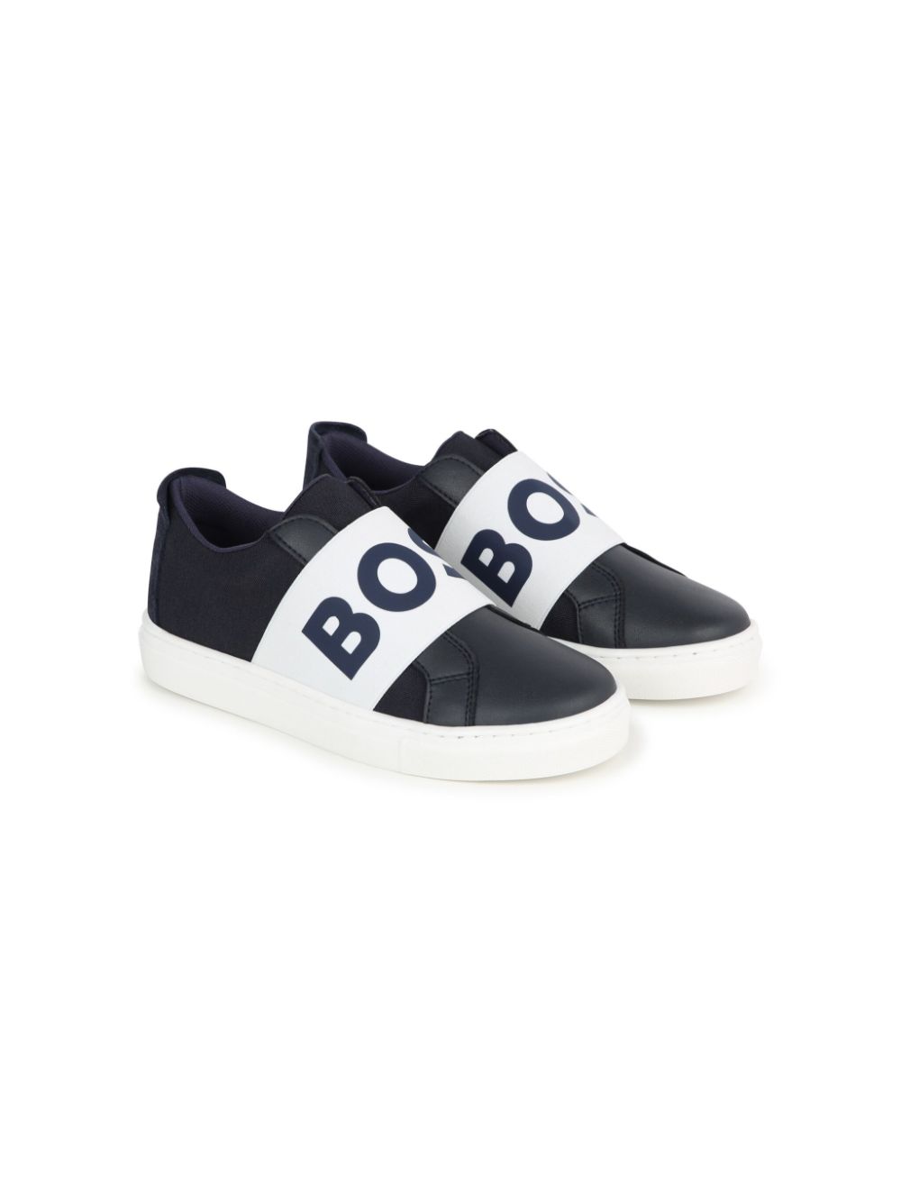 BOSS Kidswear Sneakers mit Logo-Riemen - Blau von BOSS Kidswear