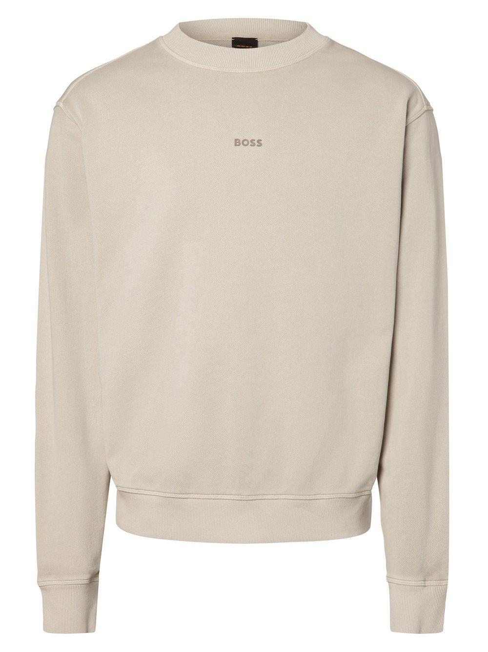 BOSS Orange Sweatshirt Herren Baumwolle, kitt von BOSS Orange