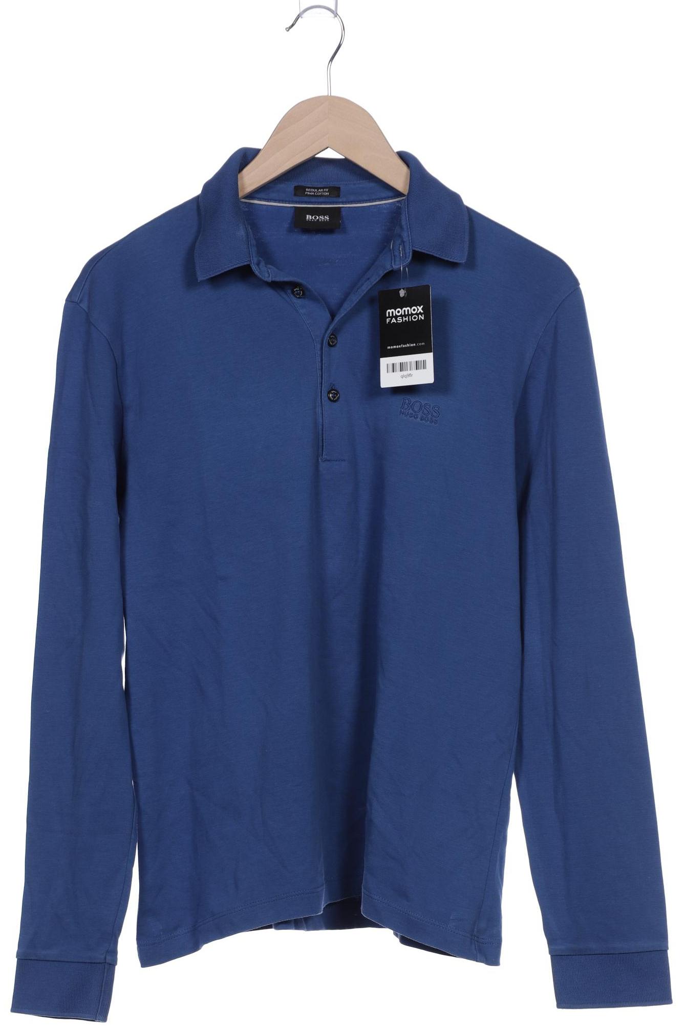 Boss by Hugo Boss Herren Langarmshirt, blau, Gr. 48 von BOSS by Hugo Boss