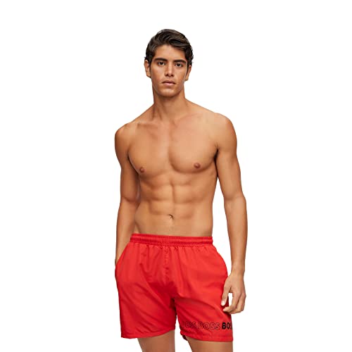 BOSS, Herren Badeshorts Dolphin, Bright Red, XL von BOSS