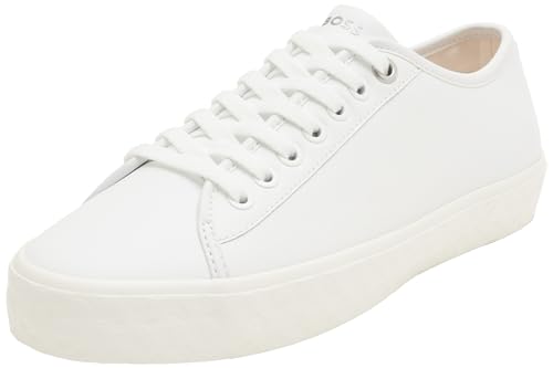 BOSS Damen AidenLM_Tenn_FL Sneaker, White, 37 EU von BOSS