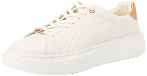 BOSS Damen Amber_Tenn_hflt Sneaker, Open White, 38 EU von BOSS