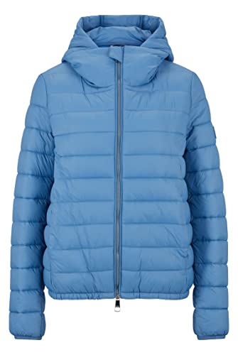 BOSS Damen C Paflaffy2 Wasserabweisende Kapuzenjacke Hellblau 42 von BOSS